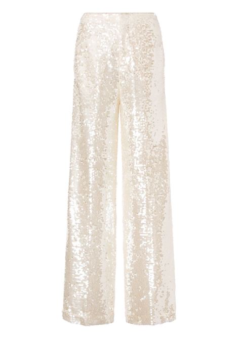 Gold-tone sequinned trousers Philosophy Di Lorenzo Serafini - women